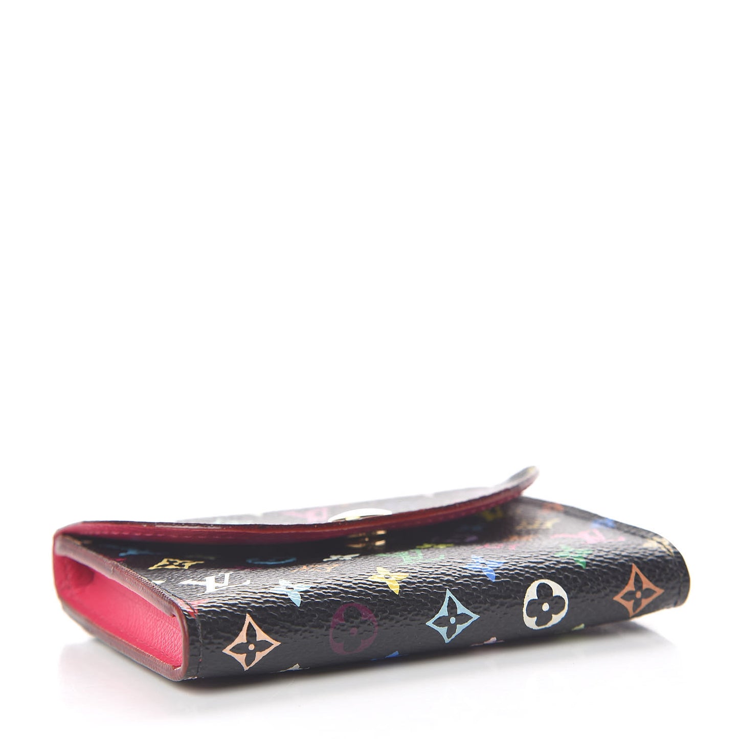 Monogram Multicolor Business Card Holder Black Grenade