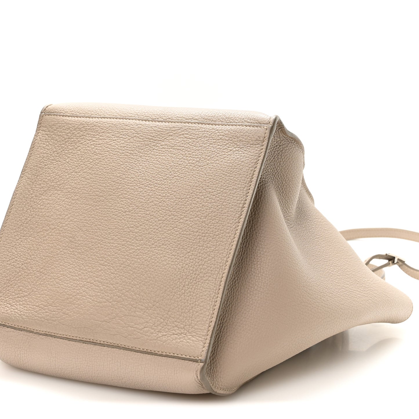 Supple Grained Calfskin Small Big Bag Light Taupe