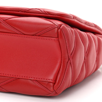 Louis Vuitton Lambskin Malletage GO-14 MM Rouge 9 of 9
