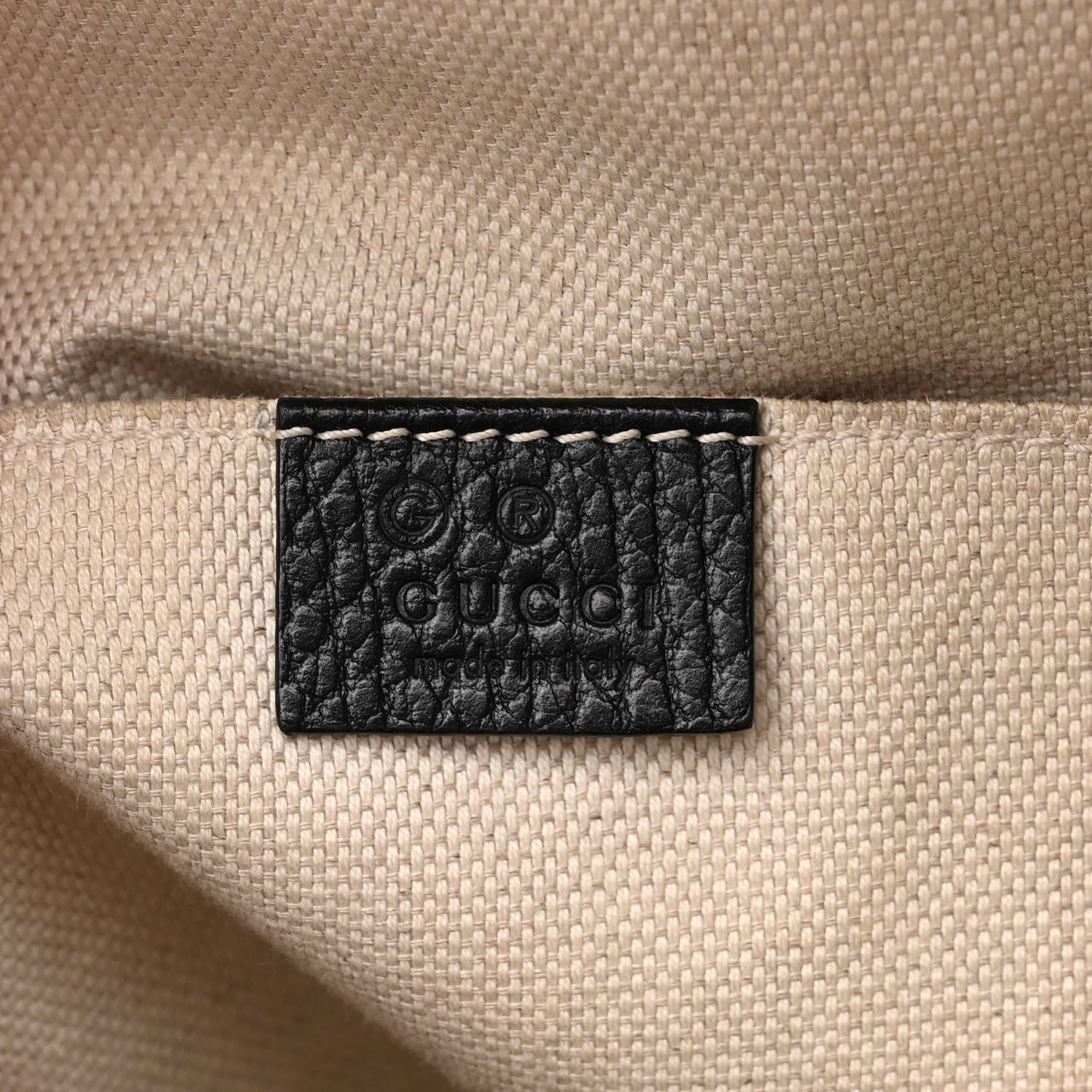 Gucci Pebbled Calfskin Soho Chain Backpack Black 6 of 13