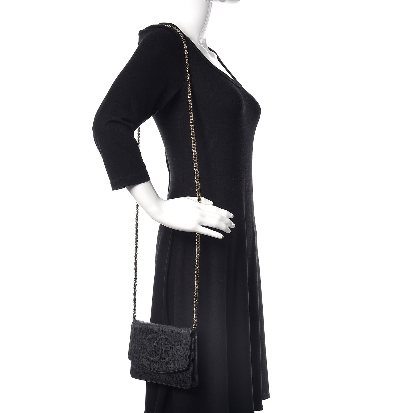 Caviar Timeless CC Wallet On Chain WOC Black