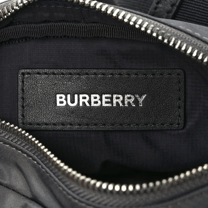 Burberry Econyl Logo Print Small Cannon Bum Bag Charcoal Grey 6 of 9