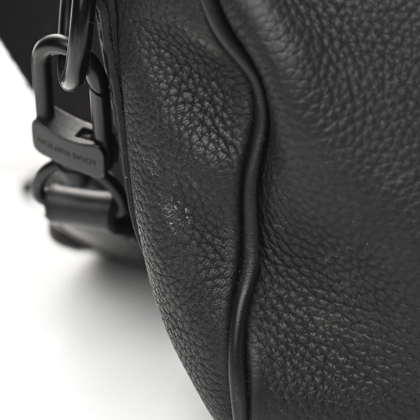 Calfskin Damier City XS Keepall Black