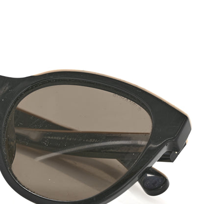 Chanel Acetate CC Butterfly Sunglasses 5414-A Black Beige 8 of 10