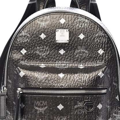 MCM Gradation Visetos Small Stark Backpack Silver 8 of 8