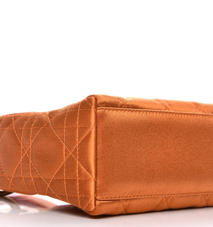 Christian Dior Satin Cannage Mini Lady Dior Orange 8 of 9