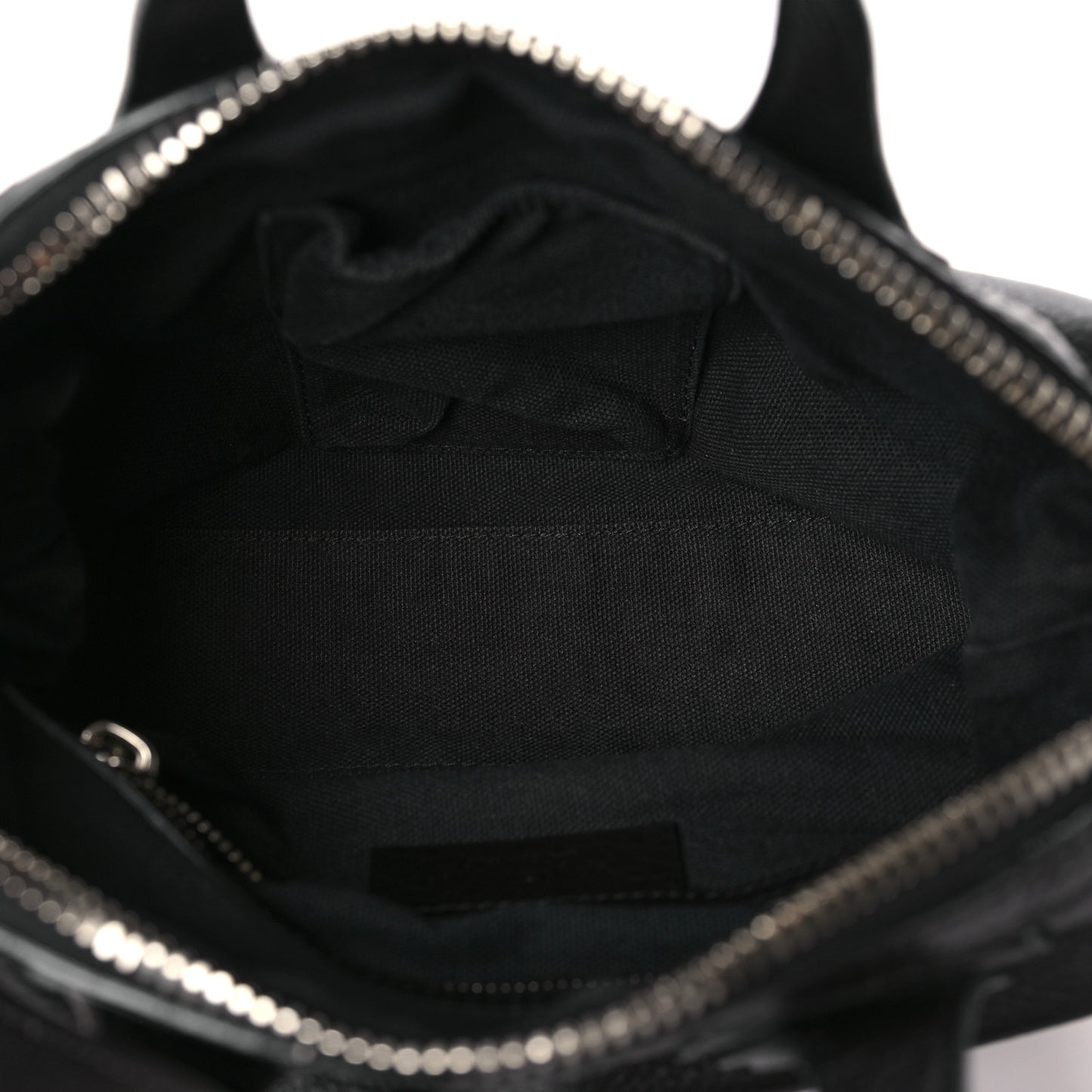 Waxed Calfskin Micro Nightingale Black