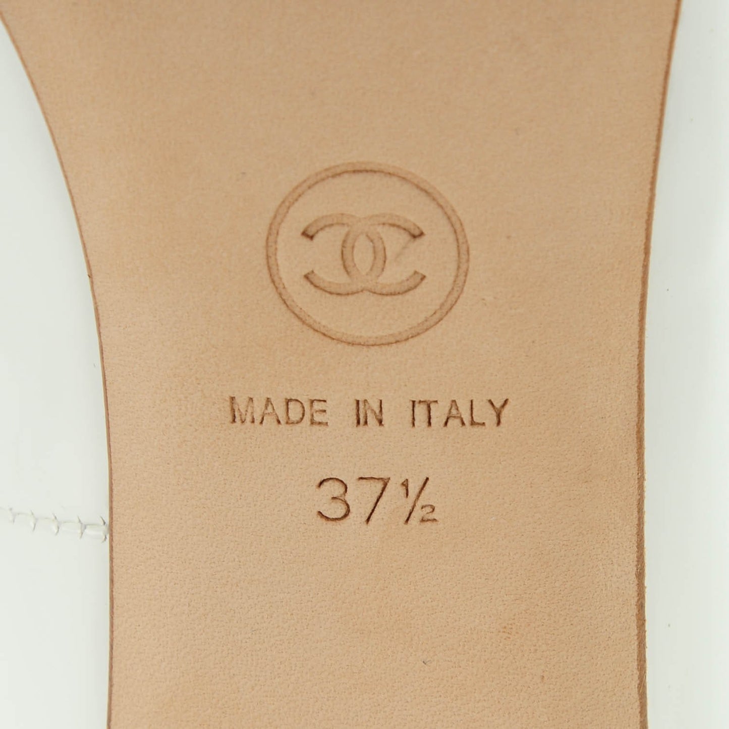 Patent Cap Toe CC Pumps 37.5 White Black