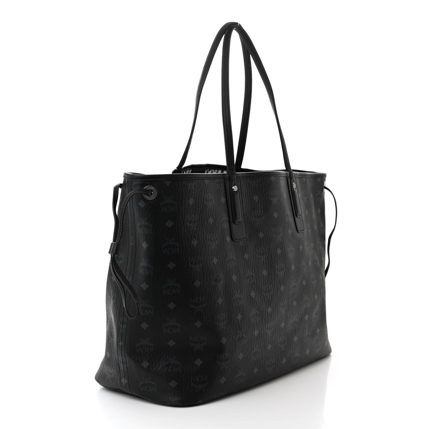 Visetos Large Liz Reversible Shopper Tote Black