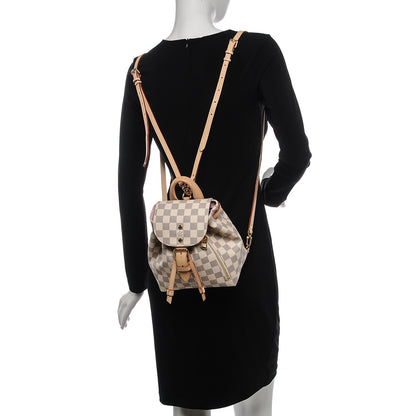 Louis Vuitton Damier Azur Sperone BB Backpack 2 of 6