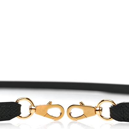 Hermes Epsom Kelly Shoulder Strap Black 4 of 4