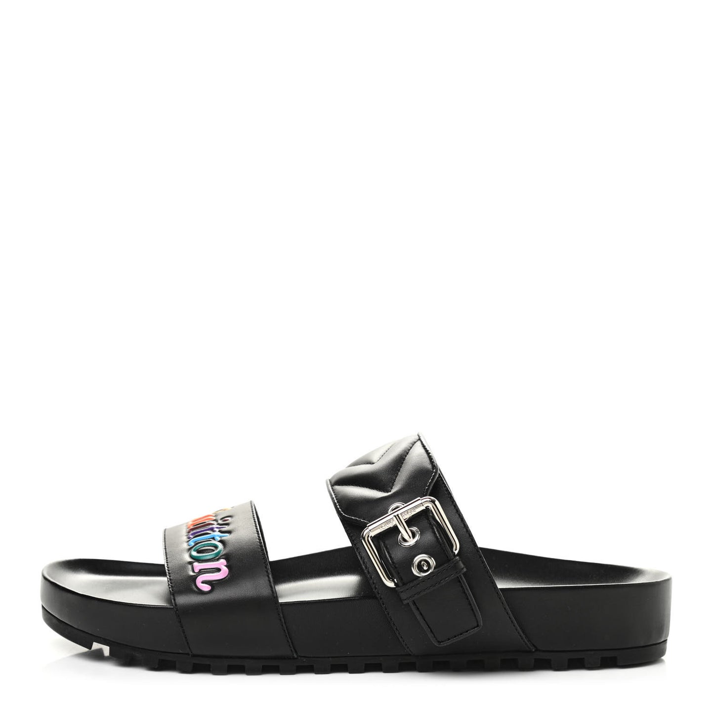 Calfskin New Wave Bom Dia Mule Sandals 40 Black