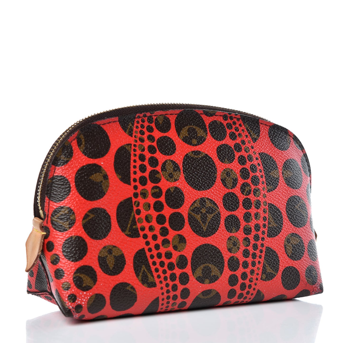 Monogram Kusama Pumpkin Dots Cosmetic Pouch Red