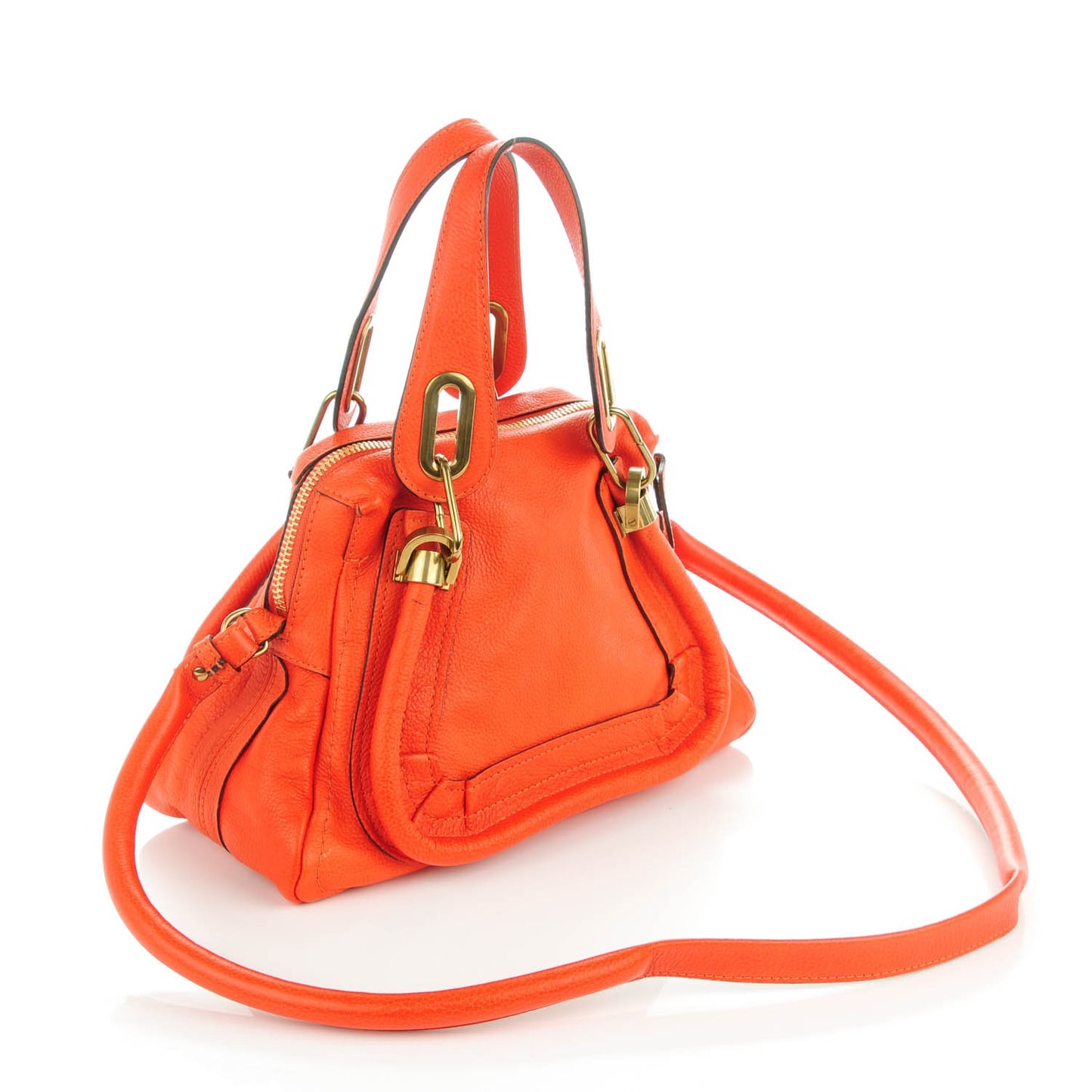 Calfskin Small Paraty Orange Mechanic