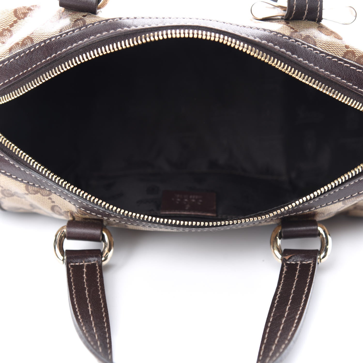 Gucci Crystal Monogram Duchessa Small Boston Bag Brown 5 of 16