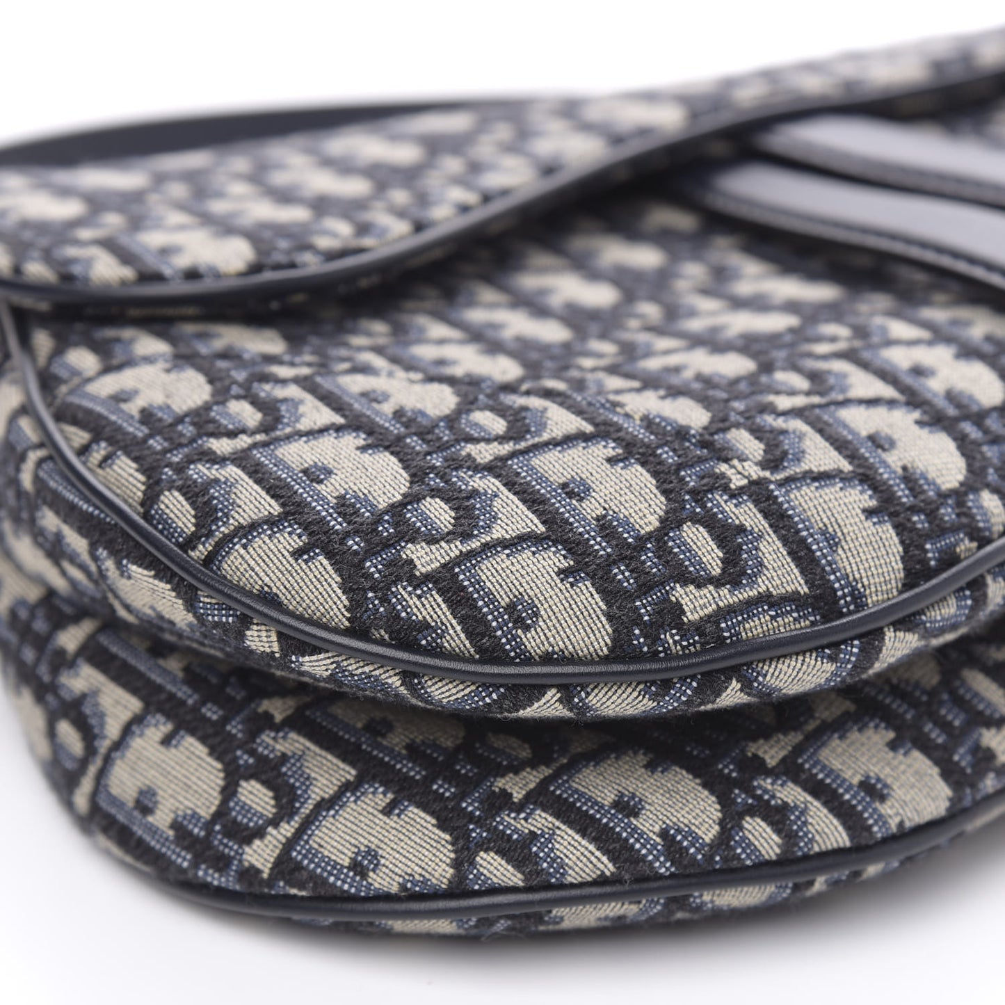 Oblique Saddle Bag Blue