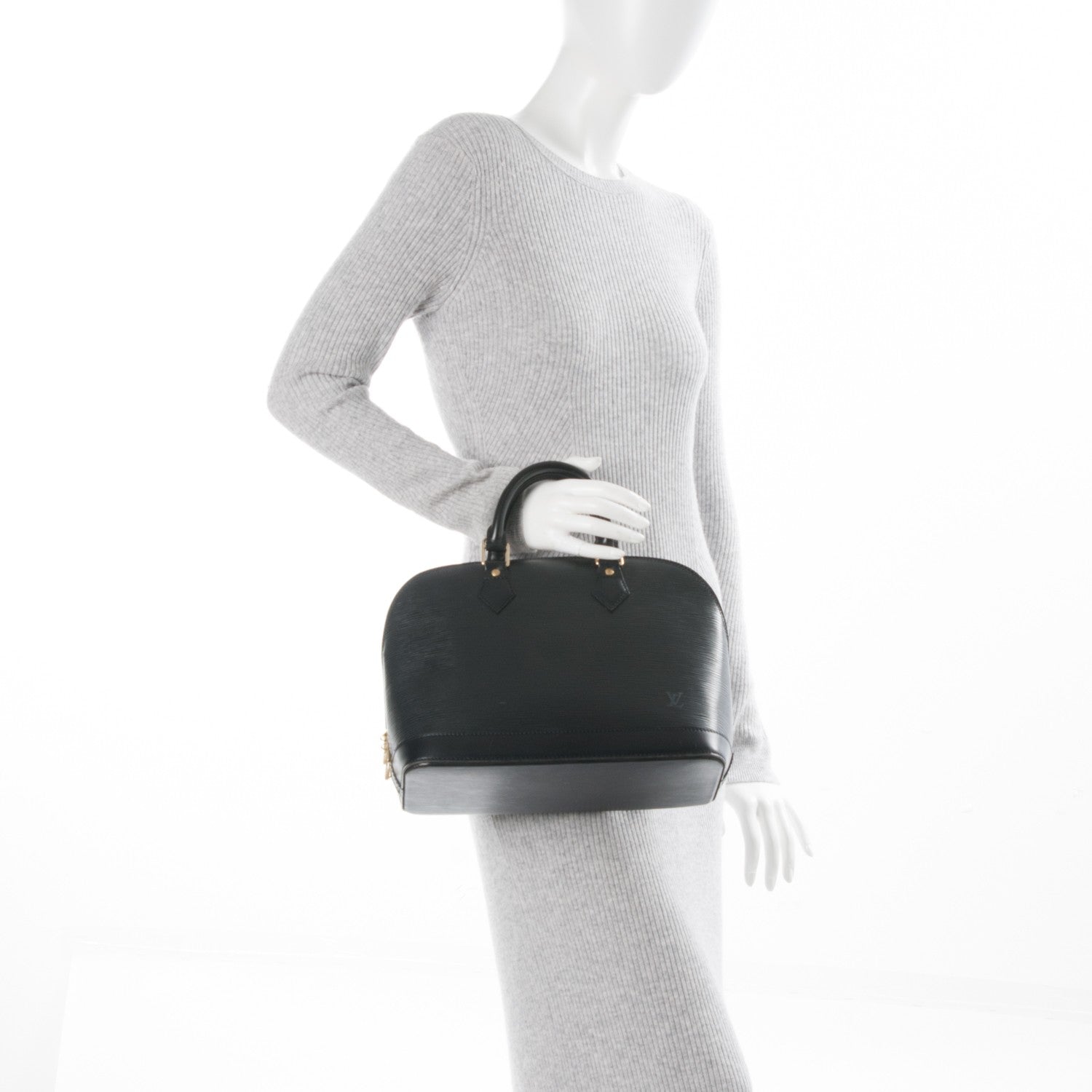Louis Vuitton Epi Alma PM Black 2 of 7