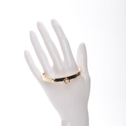 Hermes 18K Yellow Gold PM Collier De Chien Bracelet LG 2 of 6