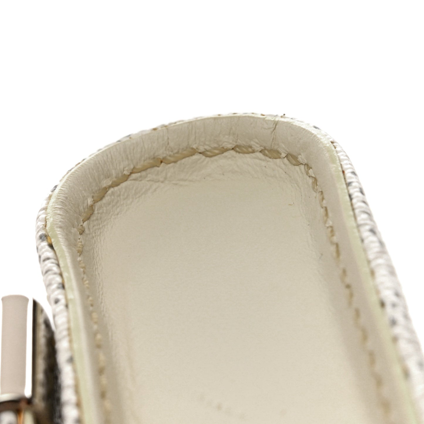 Goyardine Monte Carlo Bois Clutch White