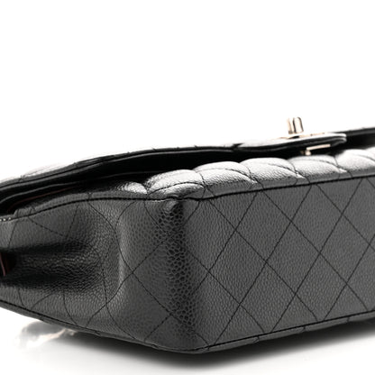 Chanel Caviar Quilted Medium Double Flap Black 9 of 11