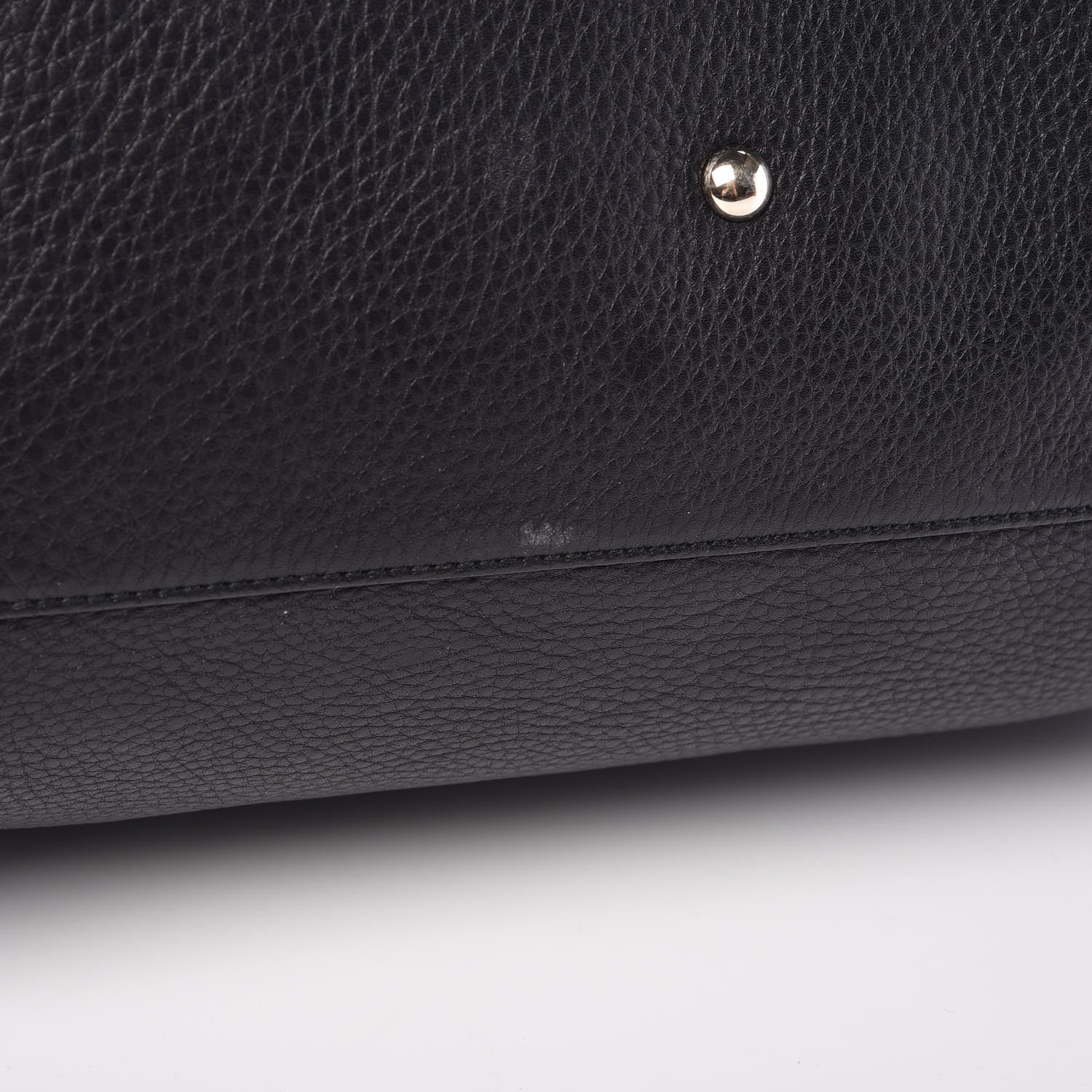 Gucci Pebbled Calfskin Medium Soho Boston Black 9 of 16