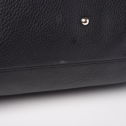 Gucci Pebbled Calfskin Medium Soho Boston Black 9 of 16