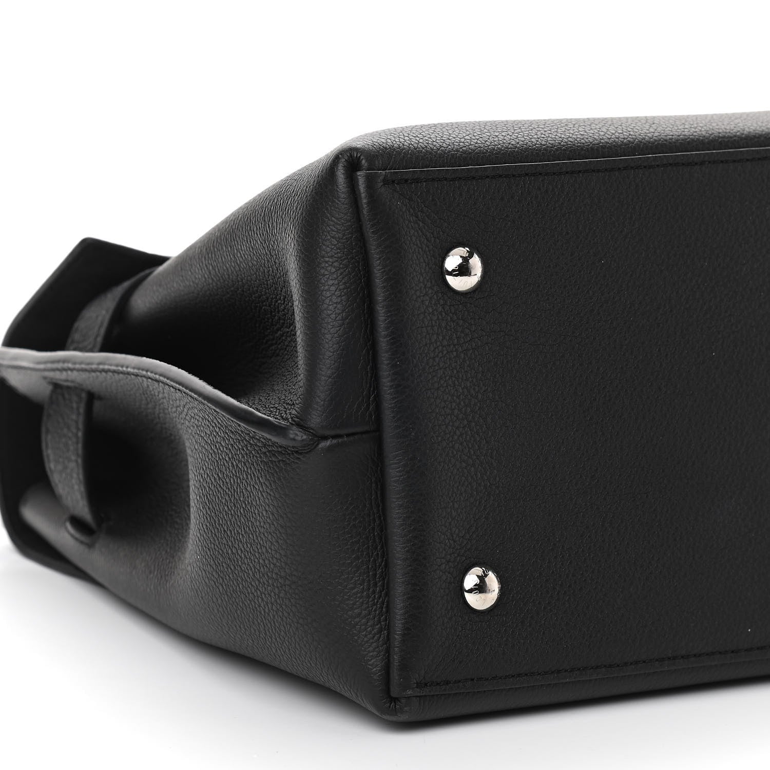 Louis Vuitton Soft Calfskin Lockme Ever MM Black 9 of 10