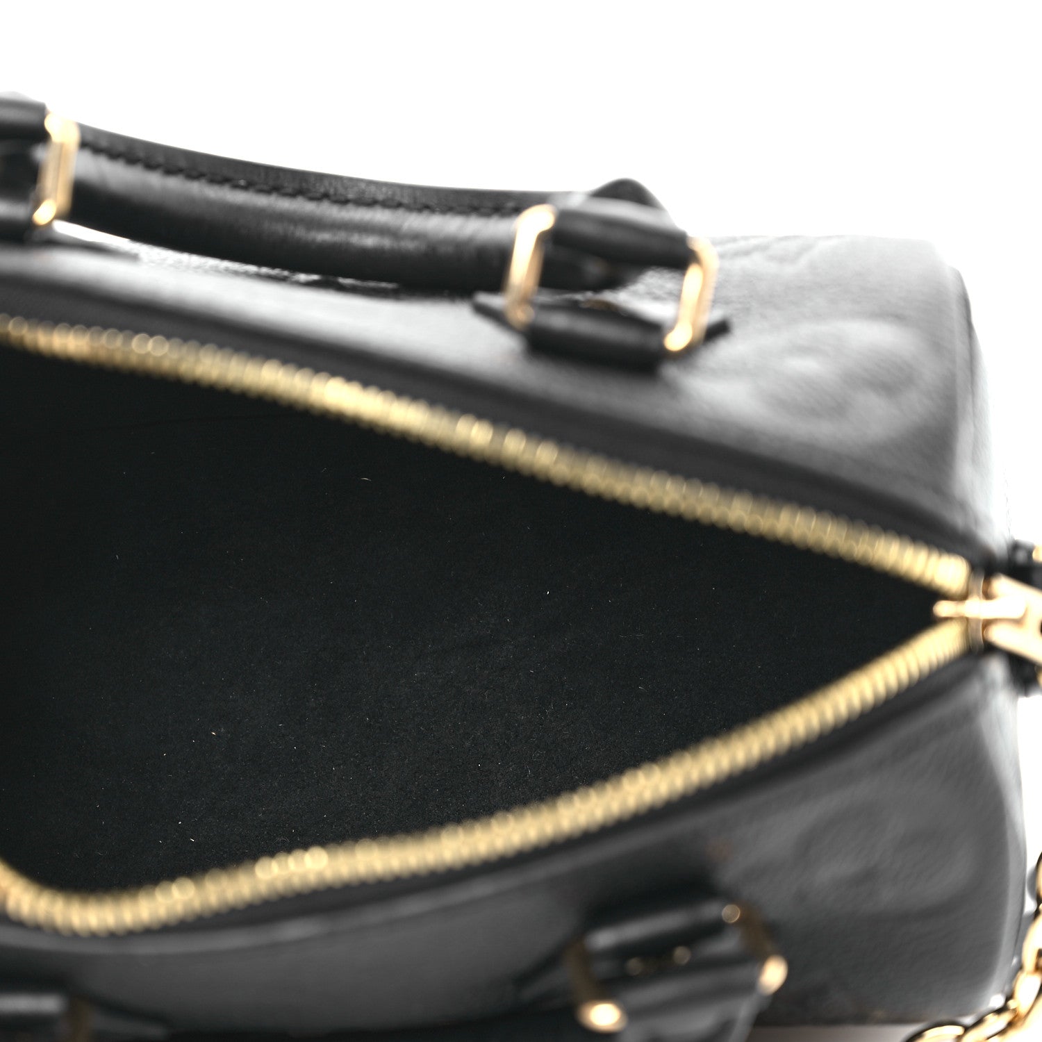 Louis Vuitton Empreinte Monogram Giant Speedy Bandouliere 20 Black 5 of 10