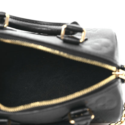 Louis Vuitton Empreinte Monogram Giant Speedy Bandouliere 20 Black 5 of 10