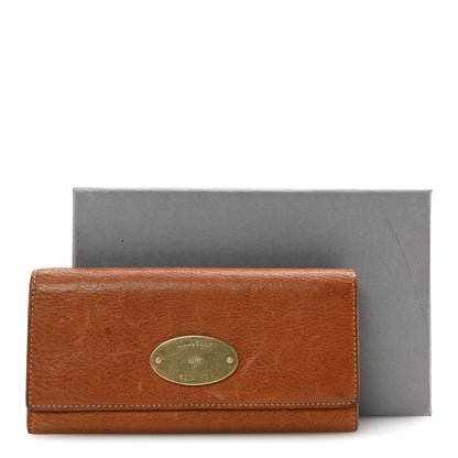 Mulberry Natural Vegetable Tanned Continental Wallet Oak 7 of 7