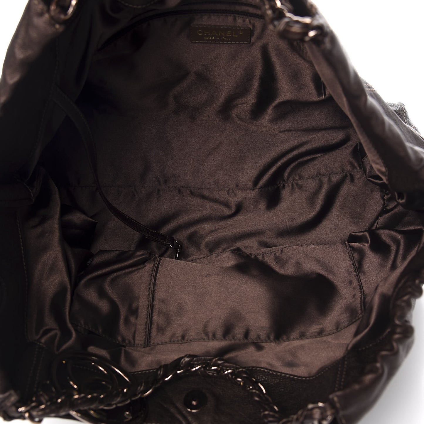 Metallic Calfskin Baby Coco Cabas Bronze
