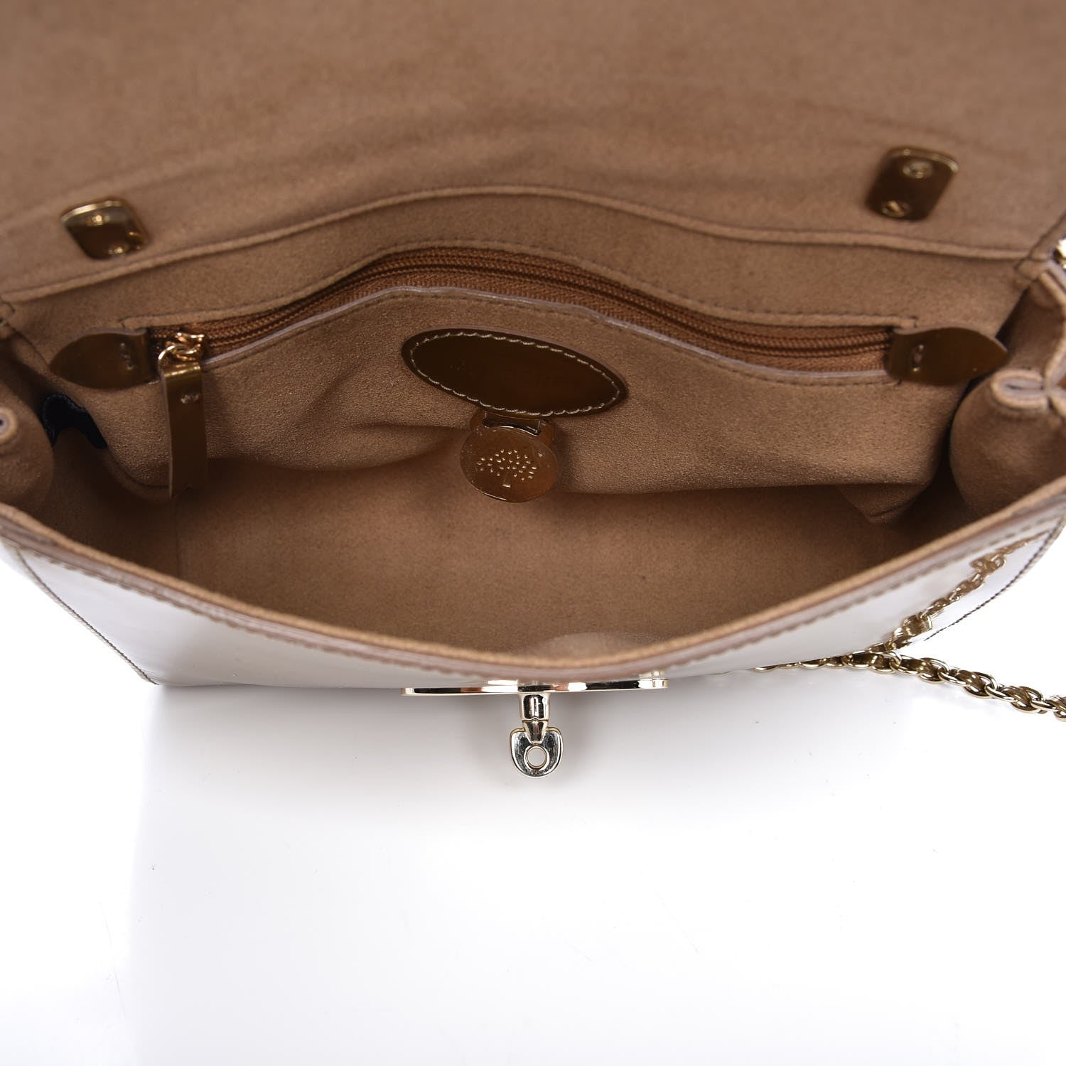Mulberry Metallic Patent Small Lily Gold 10 of 15