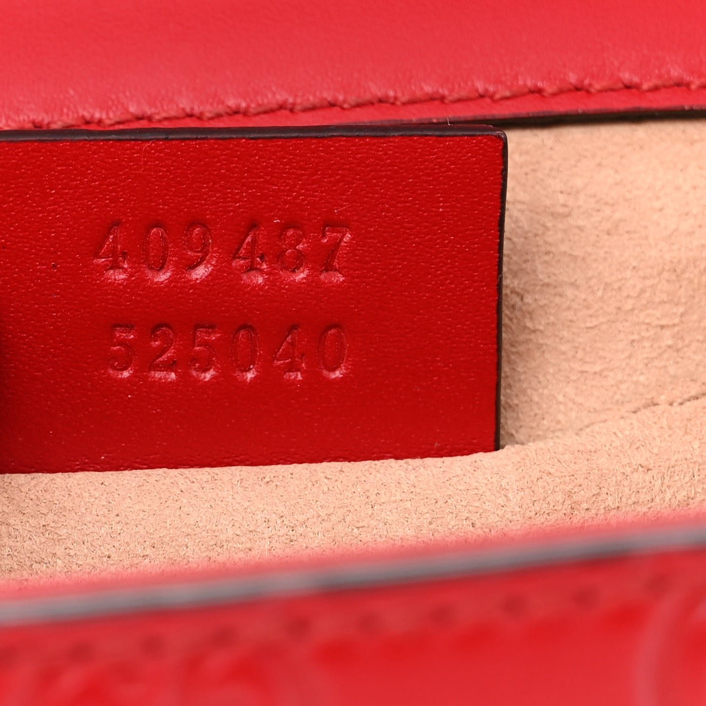 Guccissima Small Padlock Shoulder Bag Hibiscus Red