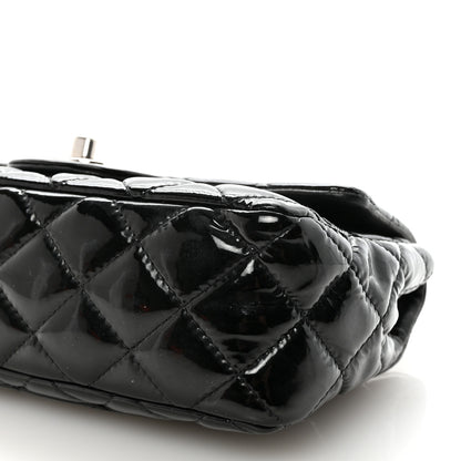 Chanel Patent Calfskin Quilted Mini Rectangular Flap Black 10 of 10