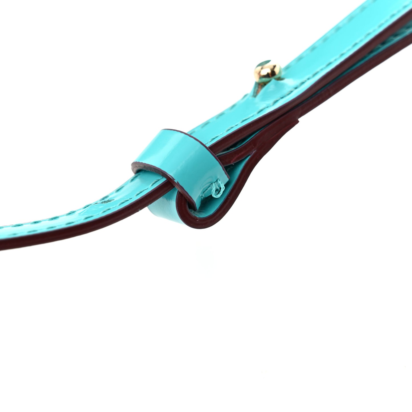 Smooth Calfskin Le Chiquito Boucle Moyen Turquoise