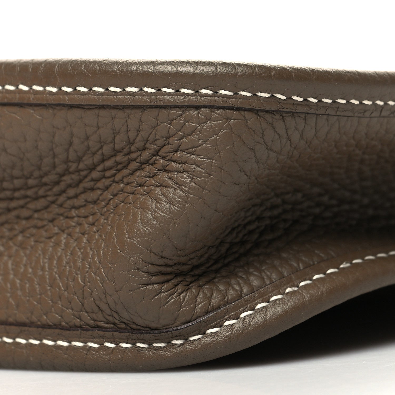 Hermes Taurillon Clemence Amazone Evelyne TPM Etoupe Bleu Indigo 9 of 10