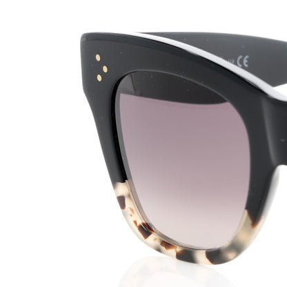 Celine Acetate Cat Eye Sunglasses CL40004I Havana Black 8 of 8
