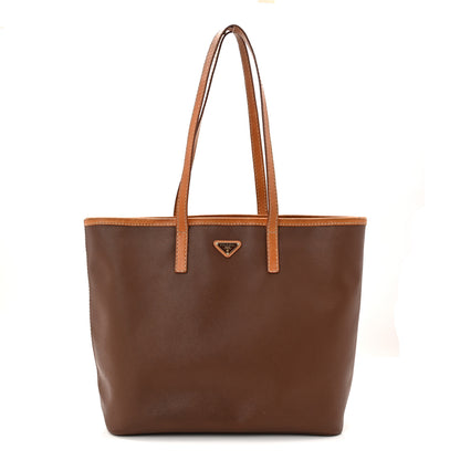Prada Saffiano Cuir Tote Cognac 1 of 12