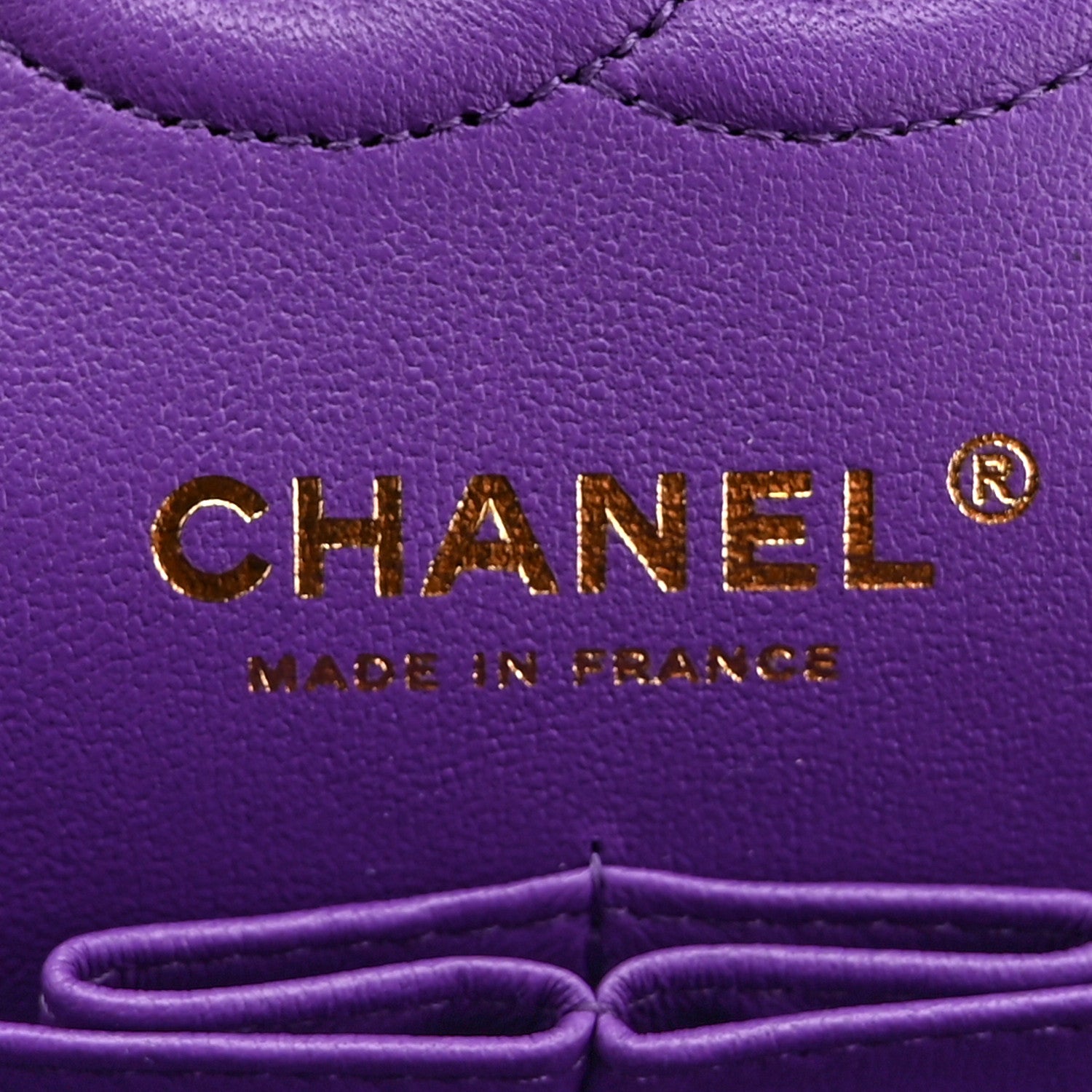 Chanel Caviar Quilted Small Double Flap Dark Purple 6 of 11