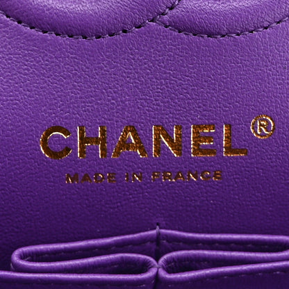 Chanel Caviar Quilted Small Double Flap Dark Purple 6 of 11