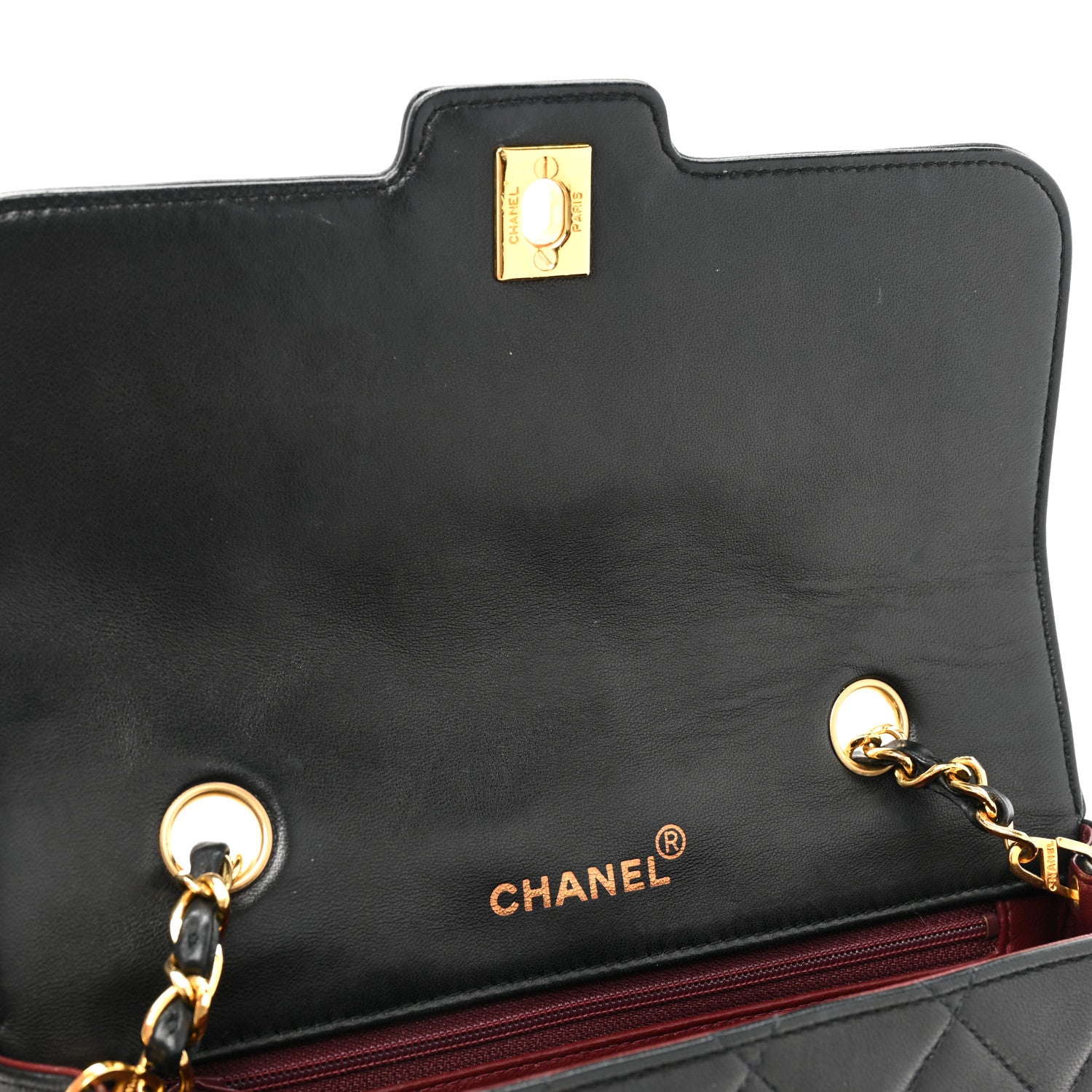 Chanel Lambskin Quilted Small Single Flap Black 11 of 17