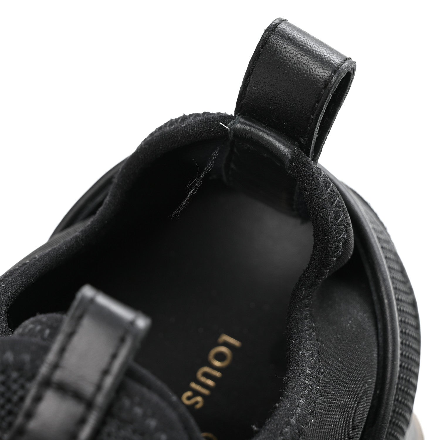 Louis Vuitton Calfskin Run Away Sneakers 37 Black 10 of 10