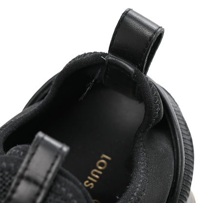 Louis Vuitton Calfskin Run Away Sneakers 37 Black 10 of 10