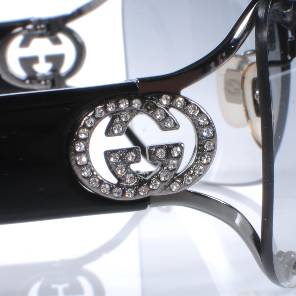 Gucci Crystal GG Sunglasses 2820 Black 6 of 6