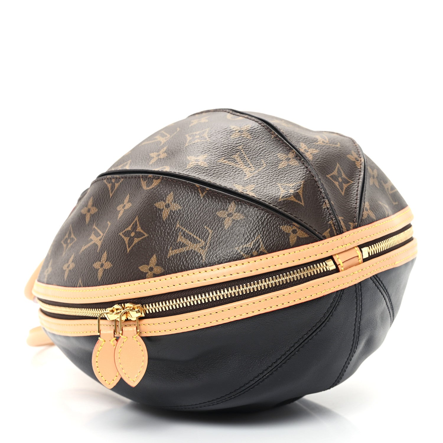 Louis Vuitton Monogram Braided Egg Bag Black 4 of 9