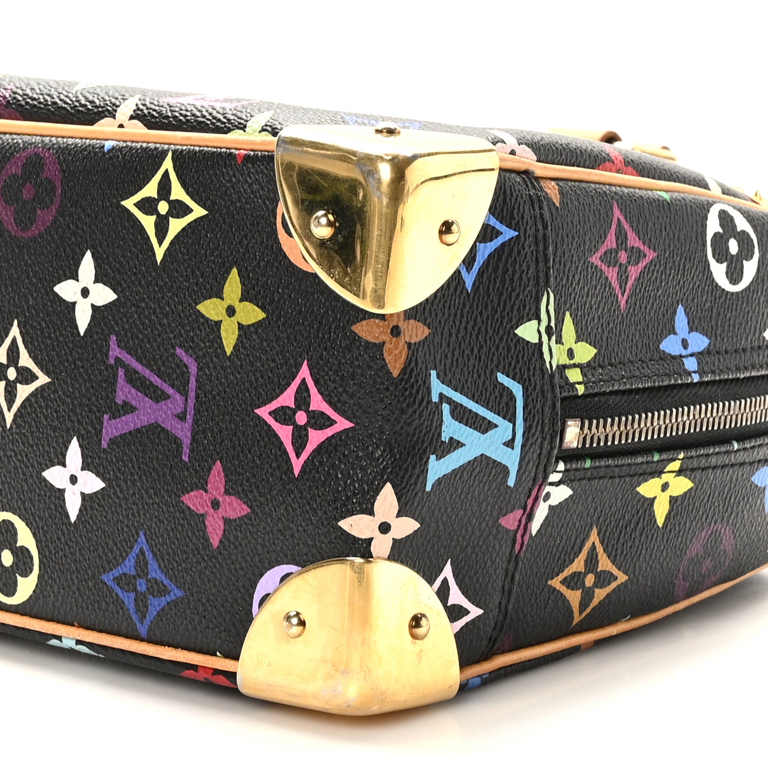 Louis Vuitton Monogram Multicolor Trouville Black 8 of 8