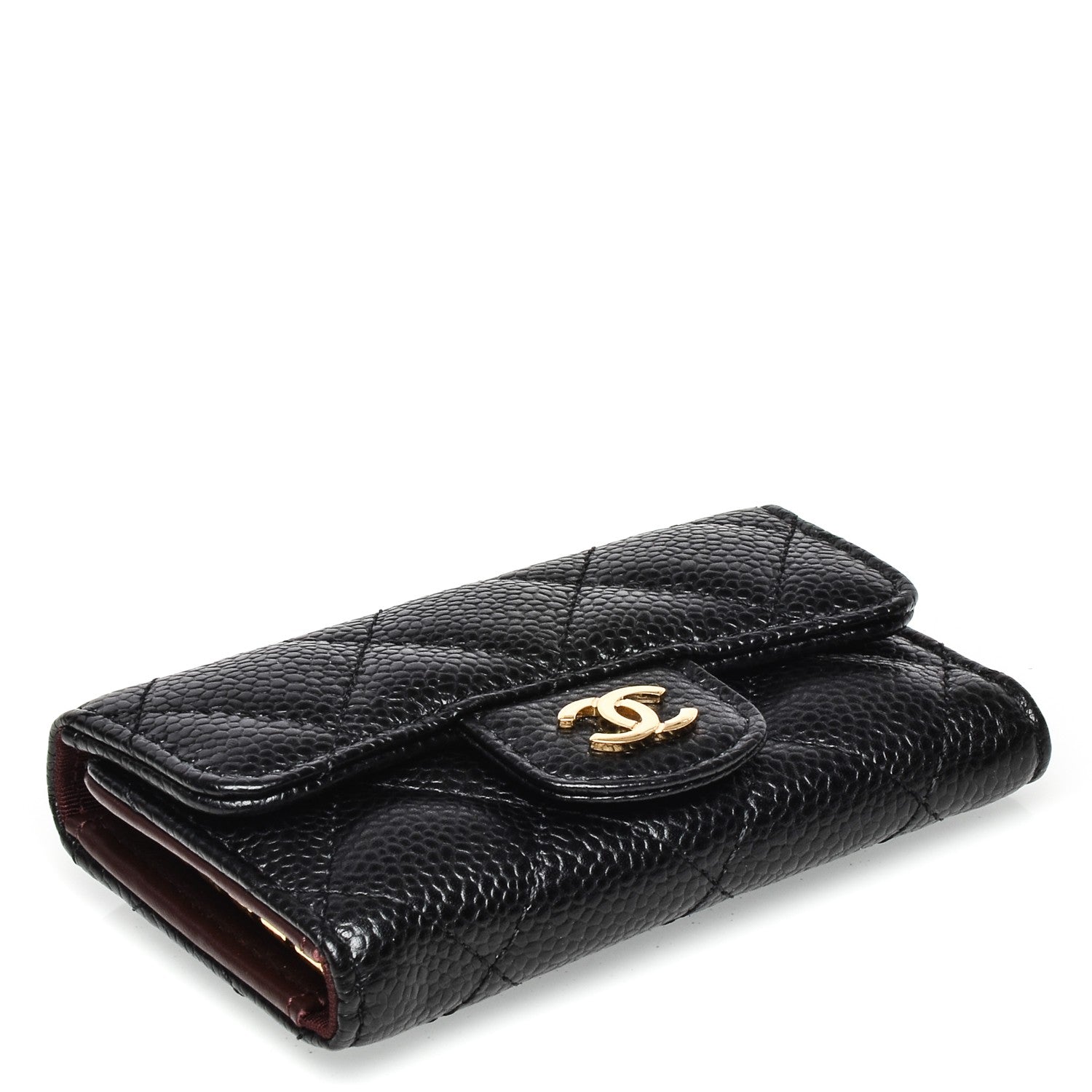 Chanel Caviar Quilted 6 Key Holder Black 4 of 8