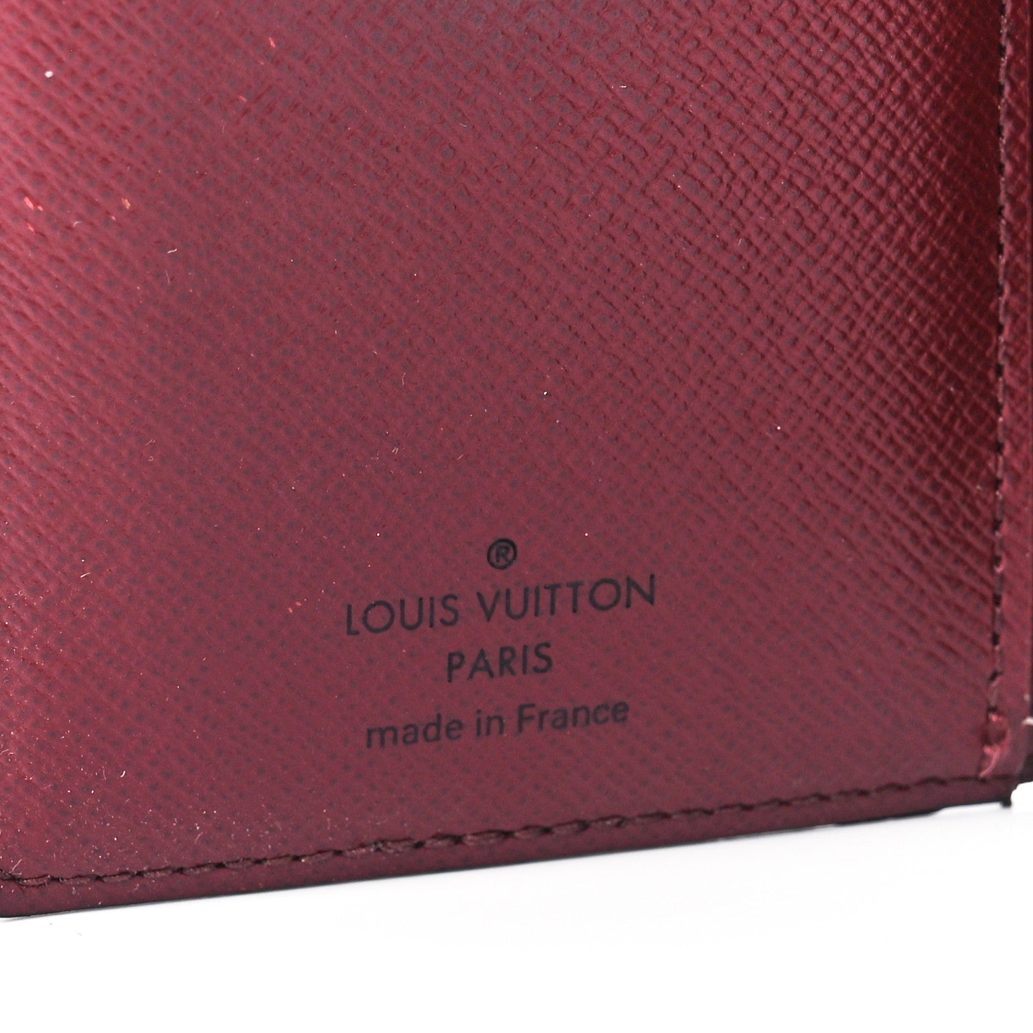 Louis Vuitton Damier Ebene Juliette Wallet Bordeaux Black 8 of 15