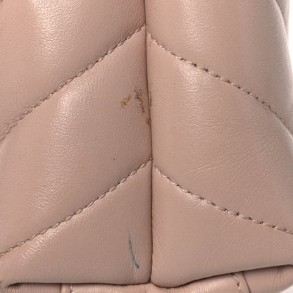Saint Laurent Calfskin Y Quilted Monogram Toy Loulou Crossbody Bag Marble Pink 18 of 19