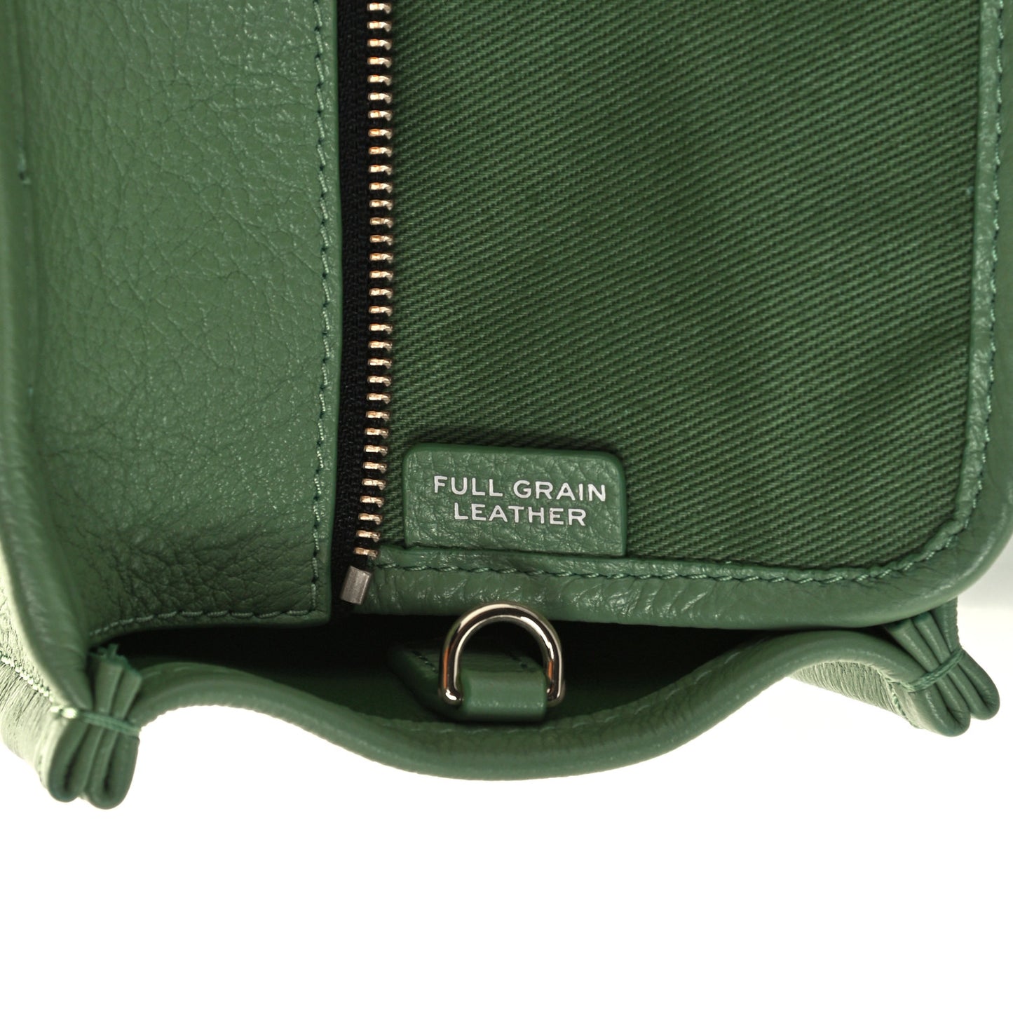 Grained Calfskin Small The Tote Bag Aspen Green